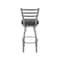 Holland Bar Stool Co OD410 Jackie Stainless Steel 30 Swivel Outdoor Bar Stool with Breeze Graphite Seat OD41030SSOD003 - alternate 10